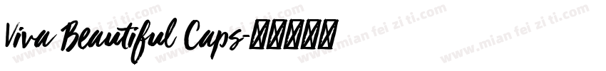 Viva Beautiful Caps字体转换